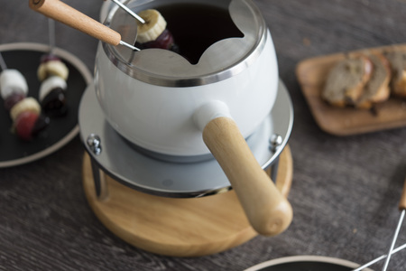 Chocolate hot potの写真素材