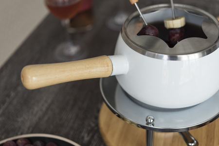 Chocolate hot potの写真素材