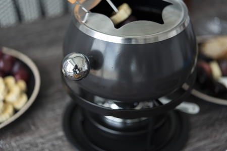 chocolate fondueの写真素材