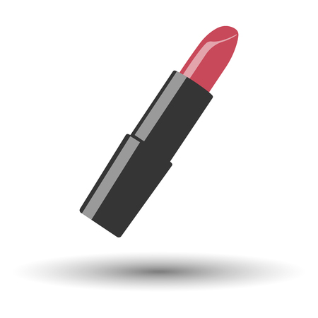 Lipstick colorful icon an a white backgroundのイラスト素材
