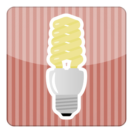 Light bulb colorful icon. Light bulb vector illustrationのイラスト素材