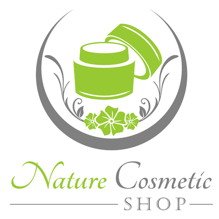 Nature cosmetic vector illustrationのイラスト素材