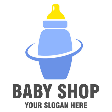 Baby shop logo designのイラスト素材