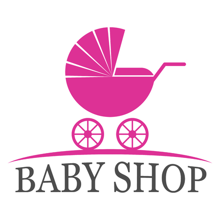 Baby shop logo designのイラスト素材