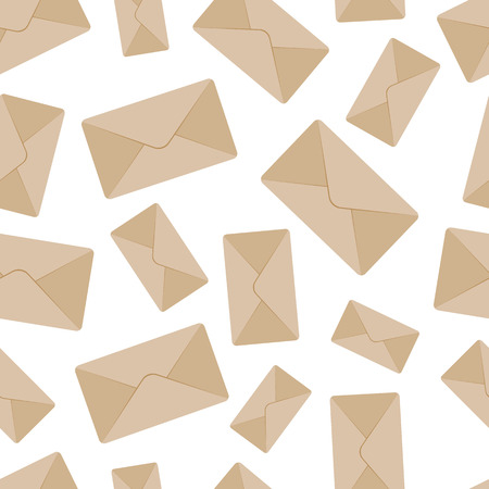 Seamless envelope patternのイラスト素材