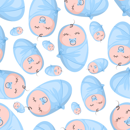 Baby seamless pattern.のイラスト素材