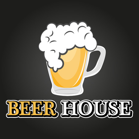 Beer house logoのイラスト素材