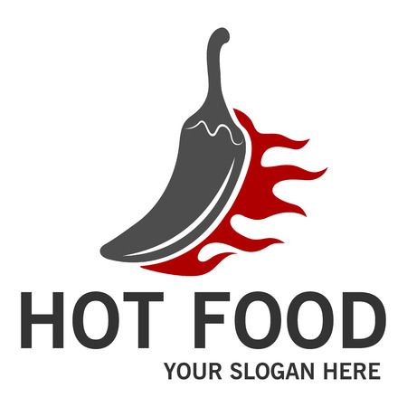 Hot food logoのイラスト素材