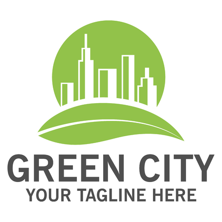 Green city logoのイラスト素材