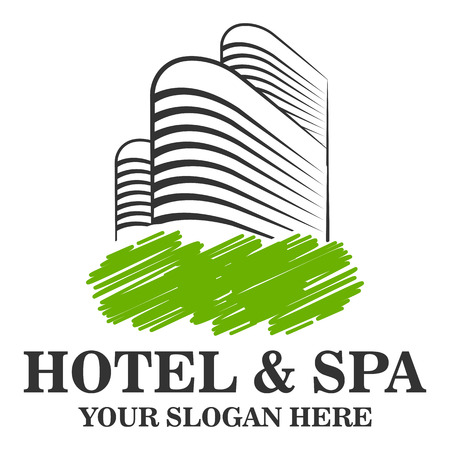 Hotel logo templateのイラスト素材