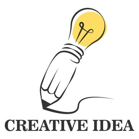 Creative idea templateのイラスト素材