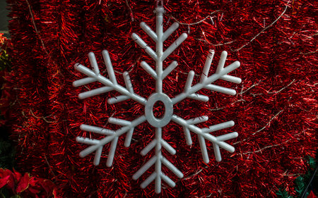 Christmas decoration itemsの写真素材