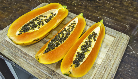 Papaya fruitsの写真素材