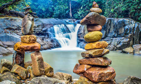 Rainforests waterfalls - Malaysiaの写真素材