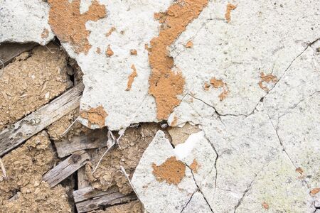 Empty old wall texture. Painted distressed wall surface. Grungy wide concrete wall. Grunge stonewall...