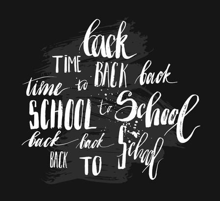 Hand drawn ink handwritten letteringのイラスト素材