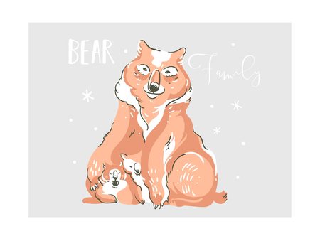 Hand drawn animal abstract.のイラスト素材