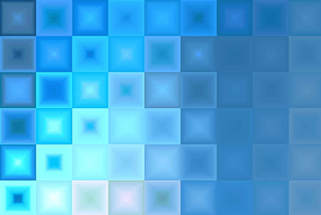 Aqua Blue Tiles Abstract Background