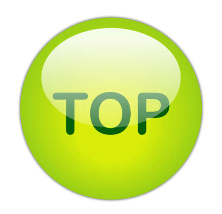 Glassy Green Top Buttonの写真素材