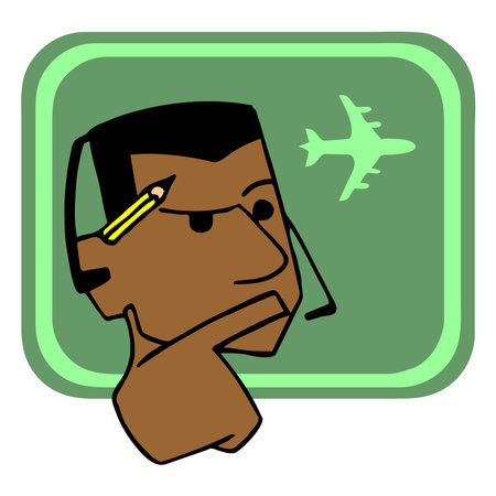 Airport decorative icons black set with lounge boarding custom and baggage check elements isolated vector illustrationのイラスト素材