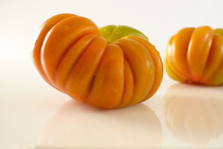 Freshly picked tomatoesの写真素材
