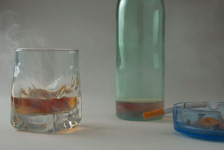 Summary of unhealthy habits, poker atmosphereの写真素材