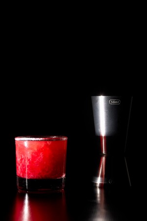 Designier cocktail called brain hemorrhage and measureの写真素材