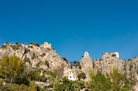 The heritage mountain town of Guadalest, Costa Blanca, Spainのeditorial素材