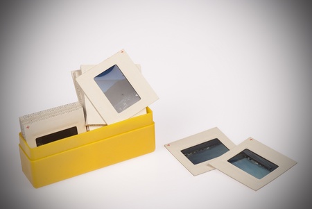 Photography some time ago, a box with  35mm slides