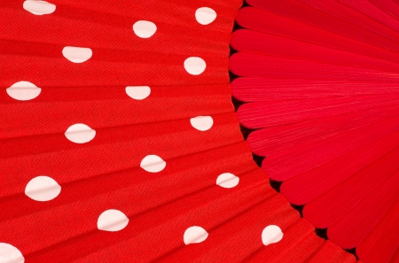 Full frame take of an open dotted Spanish fanの写真素材