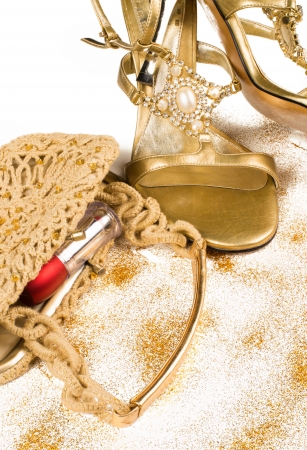 Party time, shiny female accessories, a conceptの写真素材