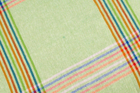 Full frame take of a striped kitchen towel