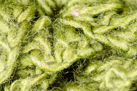Detail of the warm wool of a knitted scarfの写真素材