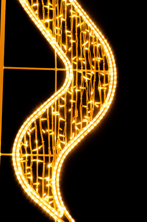 Festive street decoration as used in Christmasの写真素材