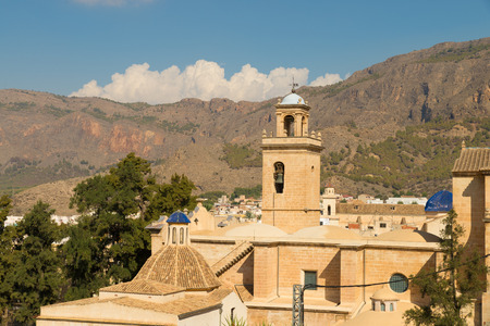 Old churches under Mediterranean sun, Orihuela, Costa Blancaの写真素材