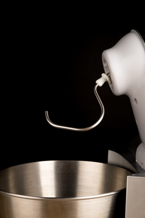 Food processor with a dough hook tool attachedの写真素材
