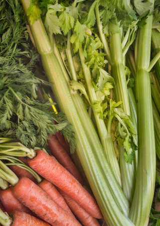 Full frame take of fresh produce on a street marketの写真素材