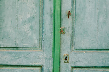 Full frame take of an old wooden doorの写真素材
