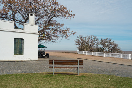 Colonia del Sacramento old town, Uruguay, South Americaの写真素材