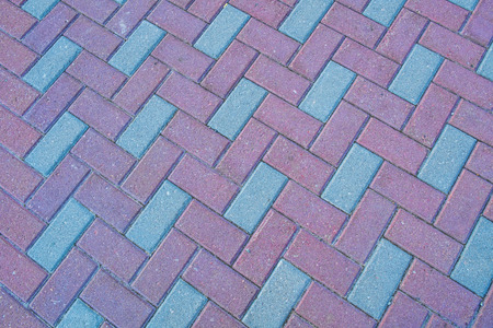 Full frame take of  rectangular stones of a sidewalk pavementの写真素材