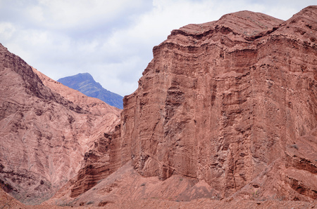 Arid scenery in the Argentinian Andesの写真素材