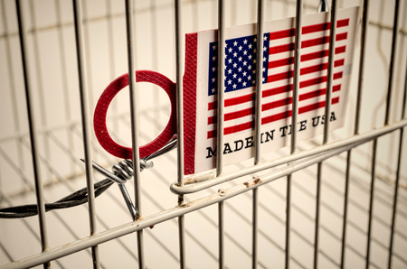 Barbed wire in a prison cell, a freedom of expression conceptの写真素材