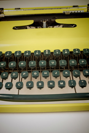 Vintage typewriter in a studio shotの写真素材