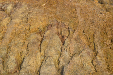Heavily eroded soil with  potential to cause  a landslide
