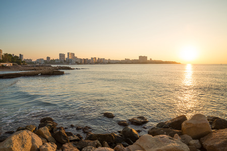 Alicante bay early morning, Costa Blanca, Spain