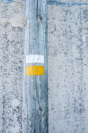 European hiking signの写真素材
