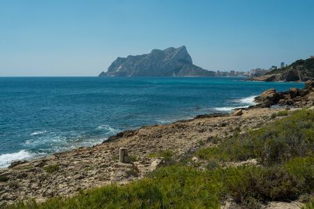 Northern Costa Blanca sunny coastlineの写真素材