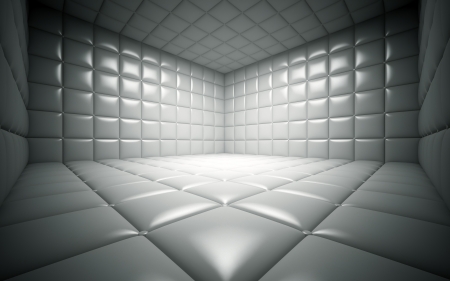 Empty room in the funny farm 3D renderingの写真素材