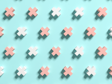 Punchy pastels abstract background 3 D illustrationの写真素材