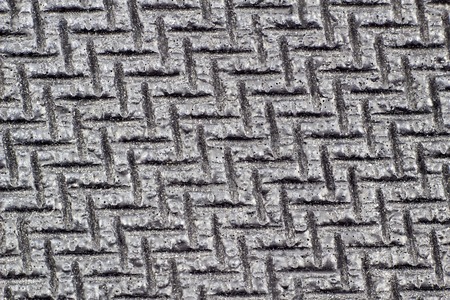 Texture of a rubber mat with a pattern, close-up